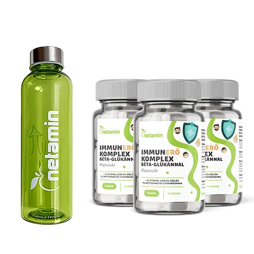 Immunerő Komplex kapszula 3db + ajándék kulacs