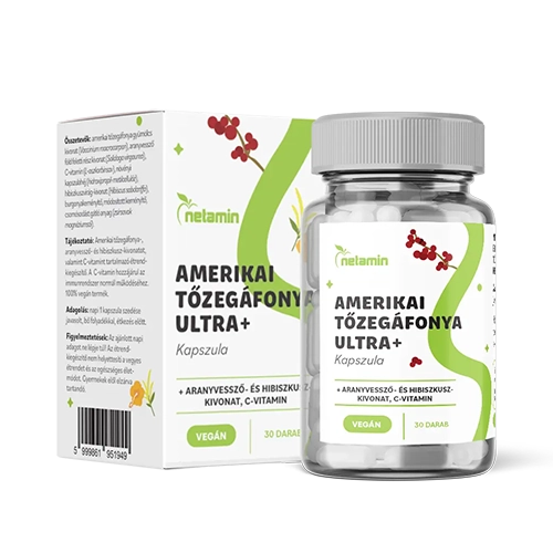 Netamin Amerikai Tőzegáfonya ULTRA+ kapszula