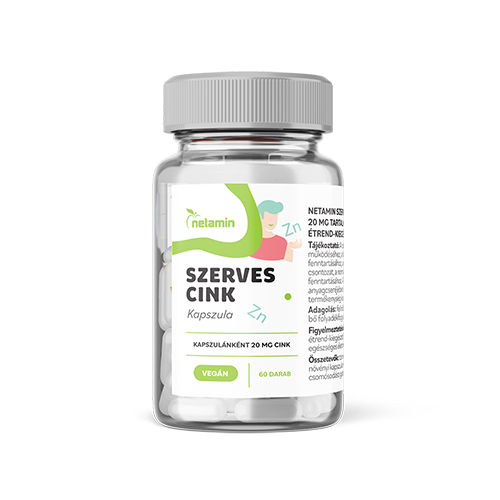 Netamin Szerves Cink 20 mg kapszula