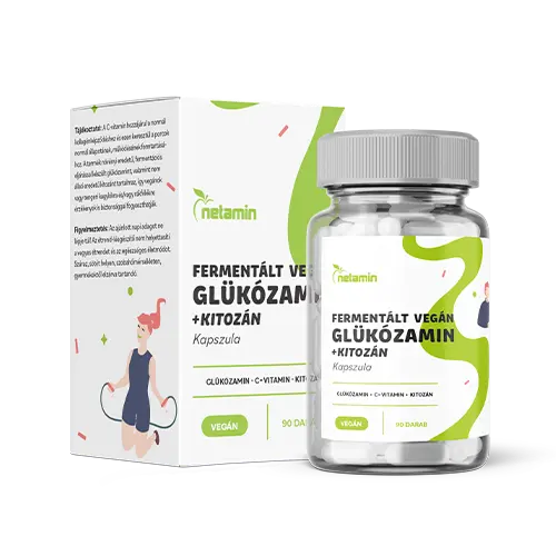 Netamin Fermentált Vegán Glükozamin + Kitozán kapszula