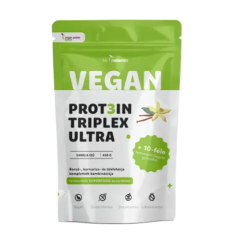 Vegan Prot3in Triplex ULTRA fehérjepor fermentált superfood keverékkel